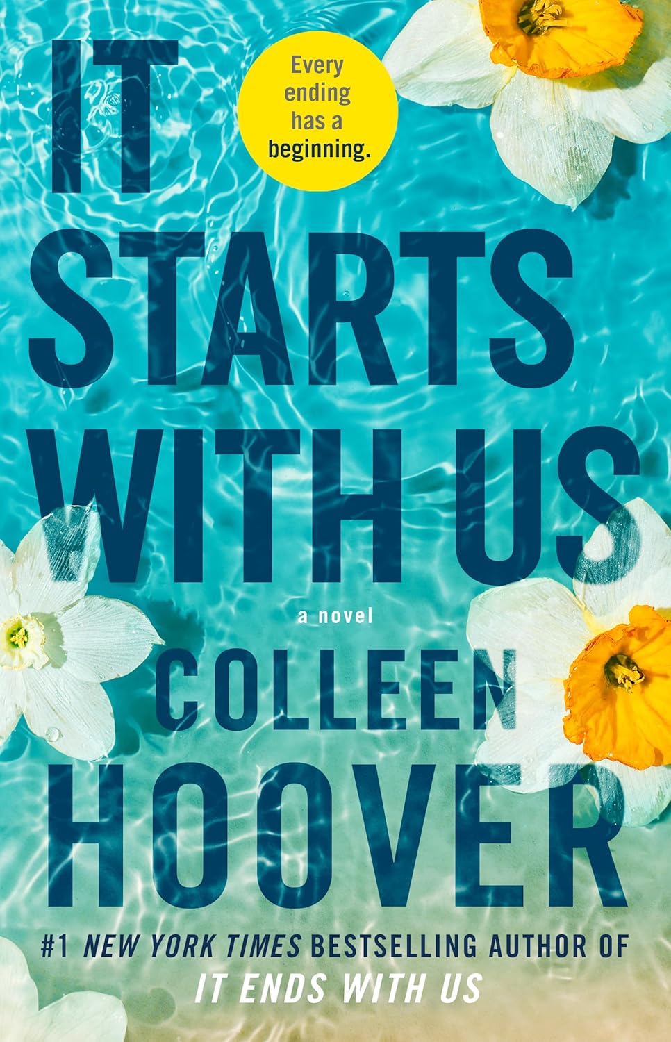 It Starts With Us book cover by Colleen Hoover, romance novel available in Trinidad