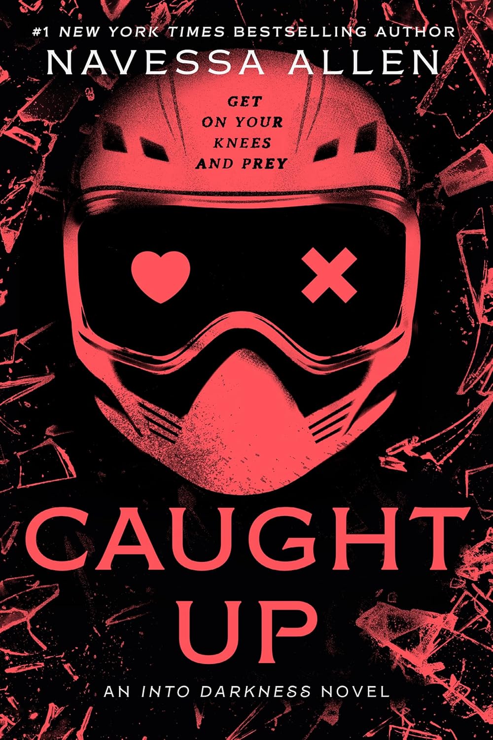 Cover of Caught Up by Navessa Allen, a book about dark romance, obsession, desire, and second chances available in Trinidad.