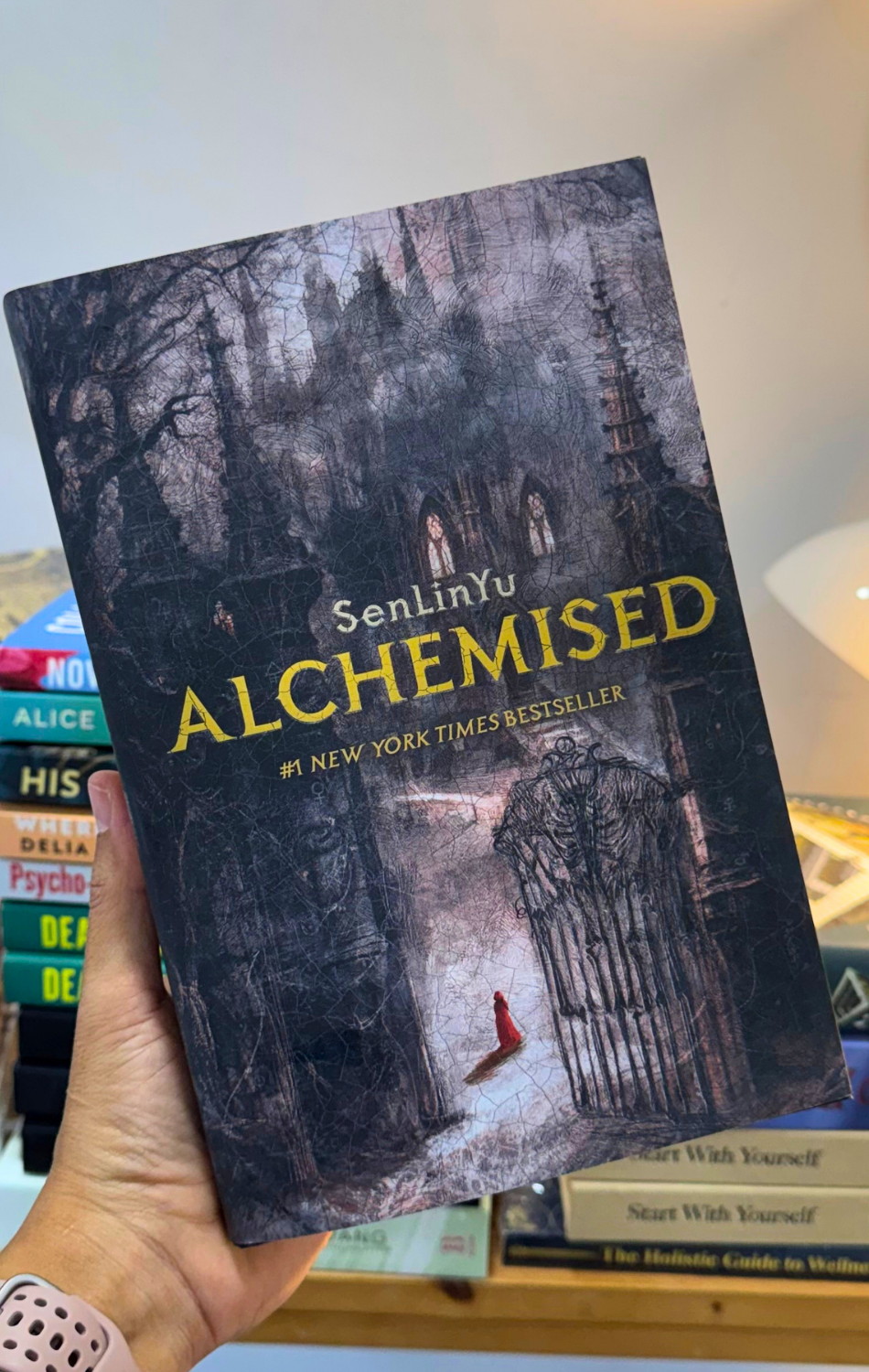 Cover of Alchemised by SenLinYu, a book about dark fantasy, survival, memory, war, and alchemy available in Trinidad.