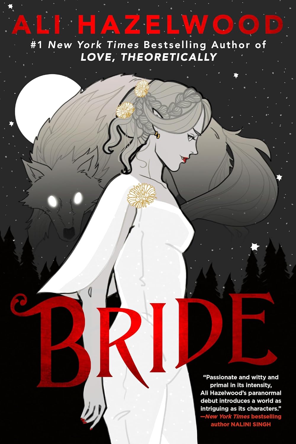 Bride book cover by Ali Hazelwood, romance novel available in Trinidad