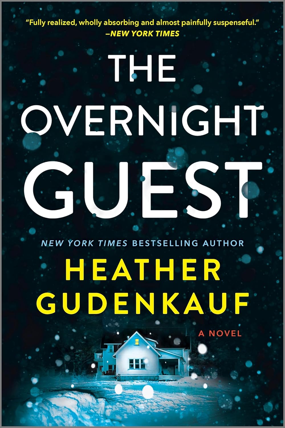 The Overnight Guest book cover by Heather Gudenkauf, thriller novel available in Trinidad