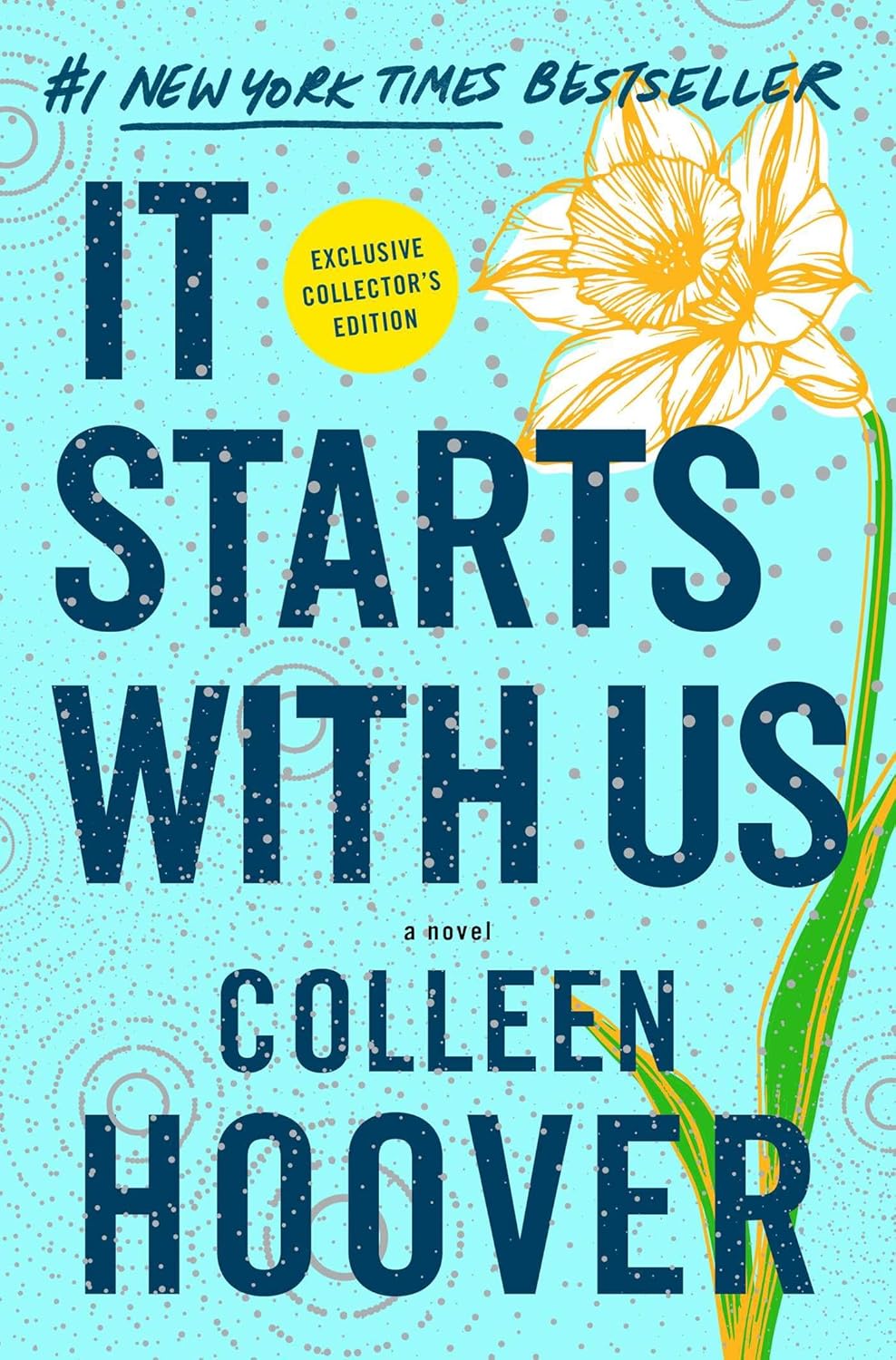 It Starts With Us book cover by Colleen Hoover, romance novel available in Trinidad