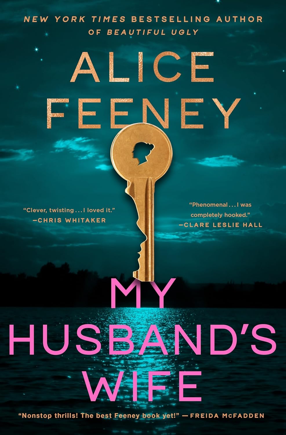 My Husband’s Wife book cover by Alice Feeney, psychological thriller novel available in Trinidad