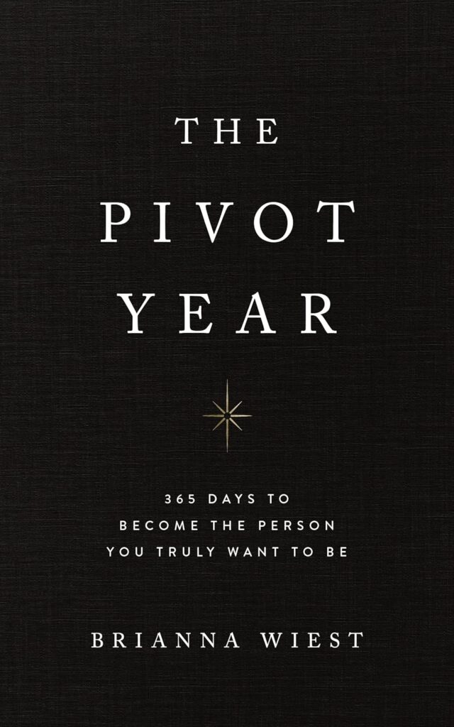 The Pivot Year book cover by Brianna Wiest, self help book available in Trinidad