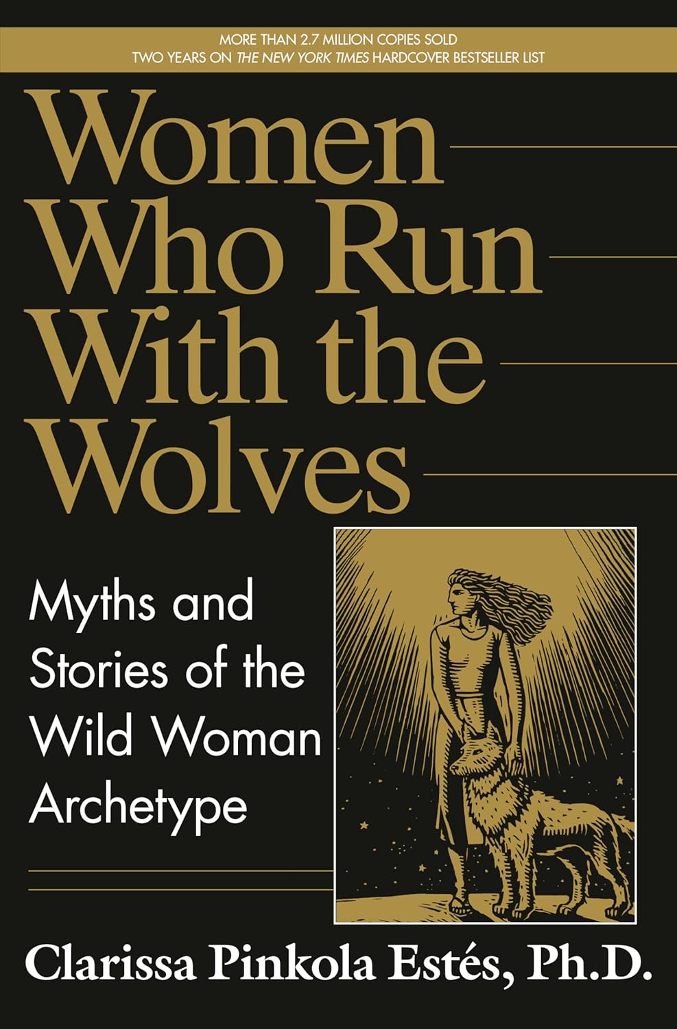 Women Who Run With the Wolves book cover by Clarissa Pinkola Estés, psychology and spirituality book available in Trinidad