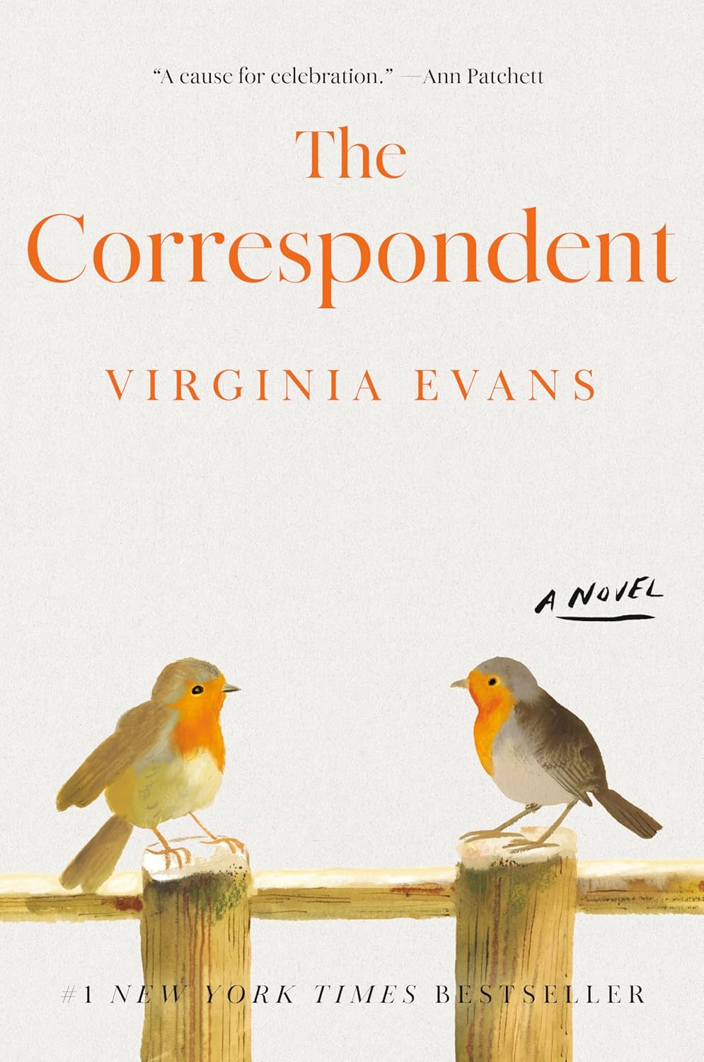 Cover of The Correspondent by Virginia Evans, a literary fiction book available in Trinidad.