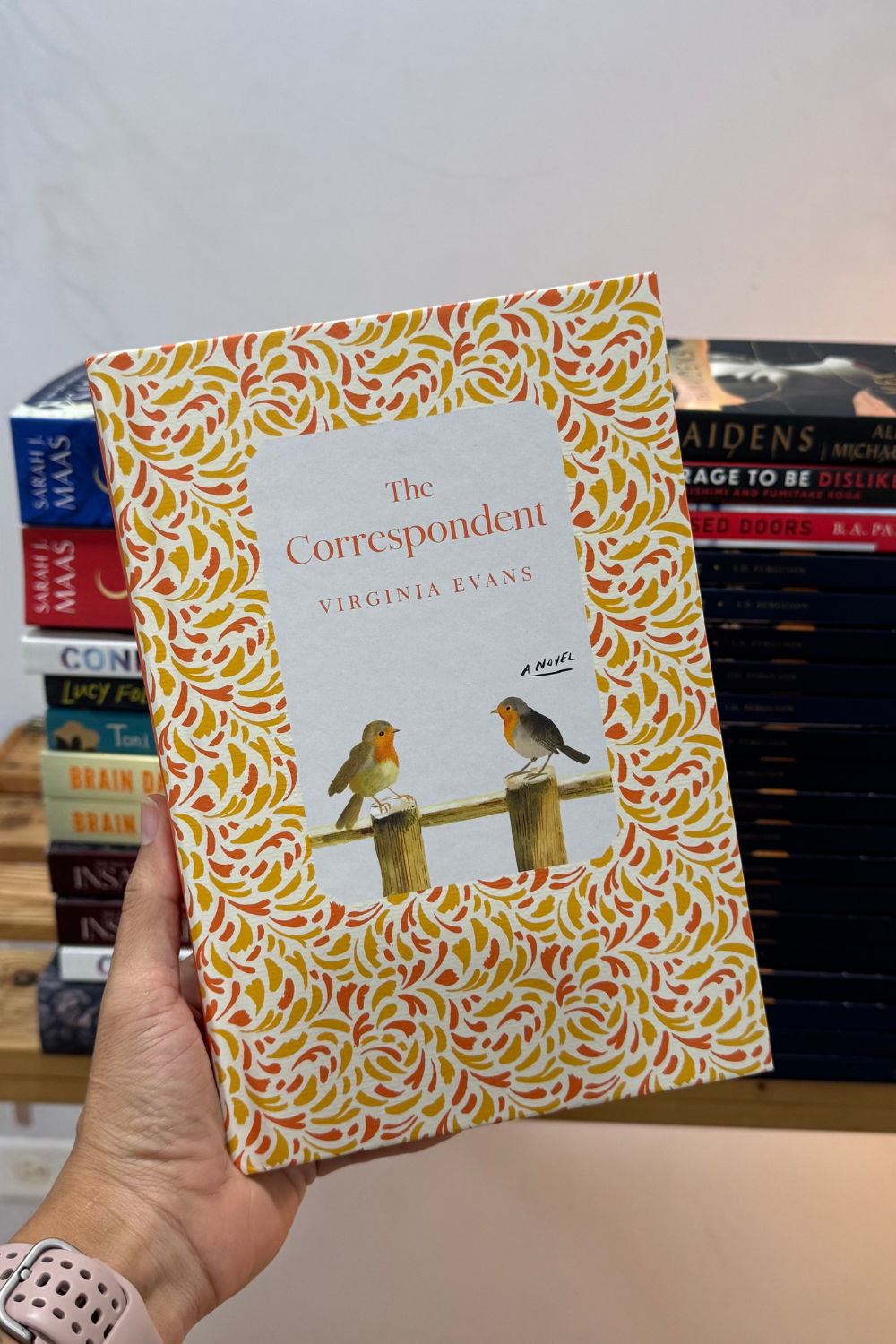Cover of The Correspondent by Virginia Evans, a literary fiction book available in Trinidad.