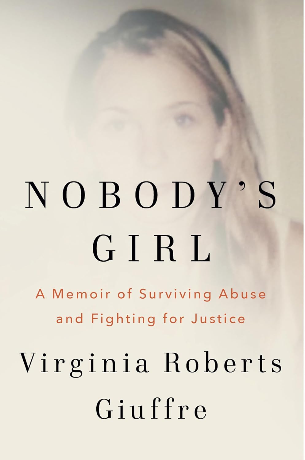 Cover of Nobody’s Girl by Virginia Roberts Giuffre, a memoir about survival, resilience, and speaking out against abuse available in Trinidad.