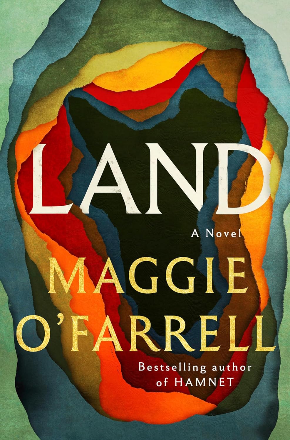 Cover of Land: A Novel by Maggie O’Farrell, a book about survival, history and the memory of the land available in Trinidad.