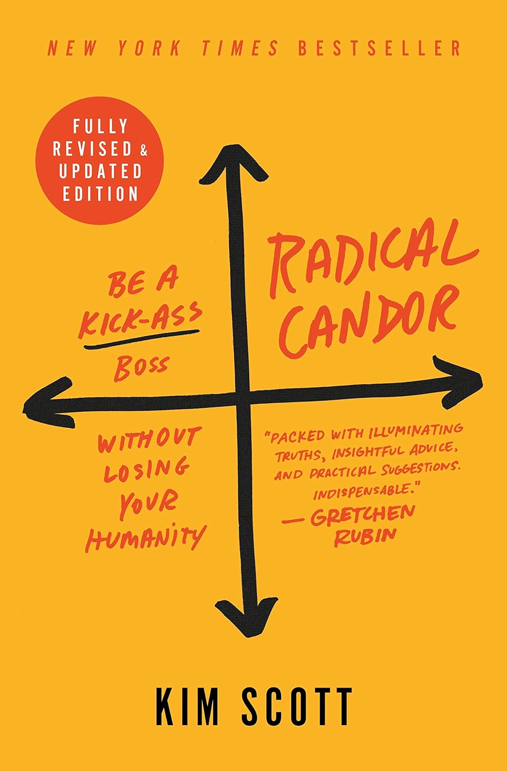 Cover of Radical Candor by Kim Malone Scott, a leadership book about giving honest feedback and building stronger teams available in Trinidad.