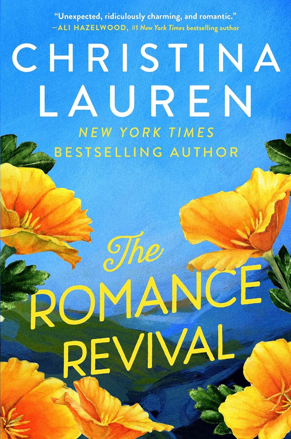 Cover of The Romance Revival by Christina Lauren, a romance about second chances, memory loss and reviving true love available in Trinidad.