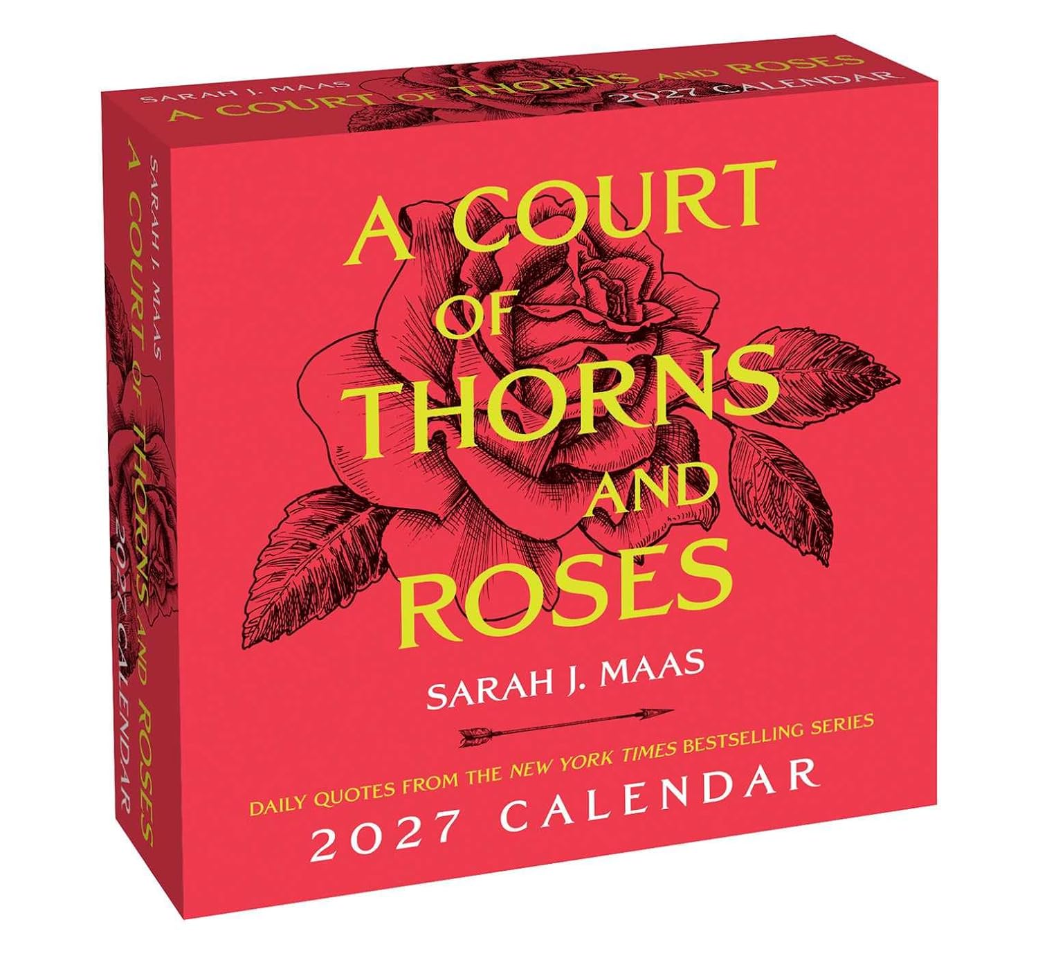 A Court of Thorns and Roses 2027 Day-to-Day Calendar by Sarah J. Maas.