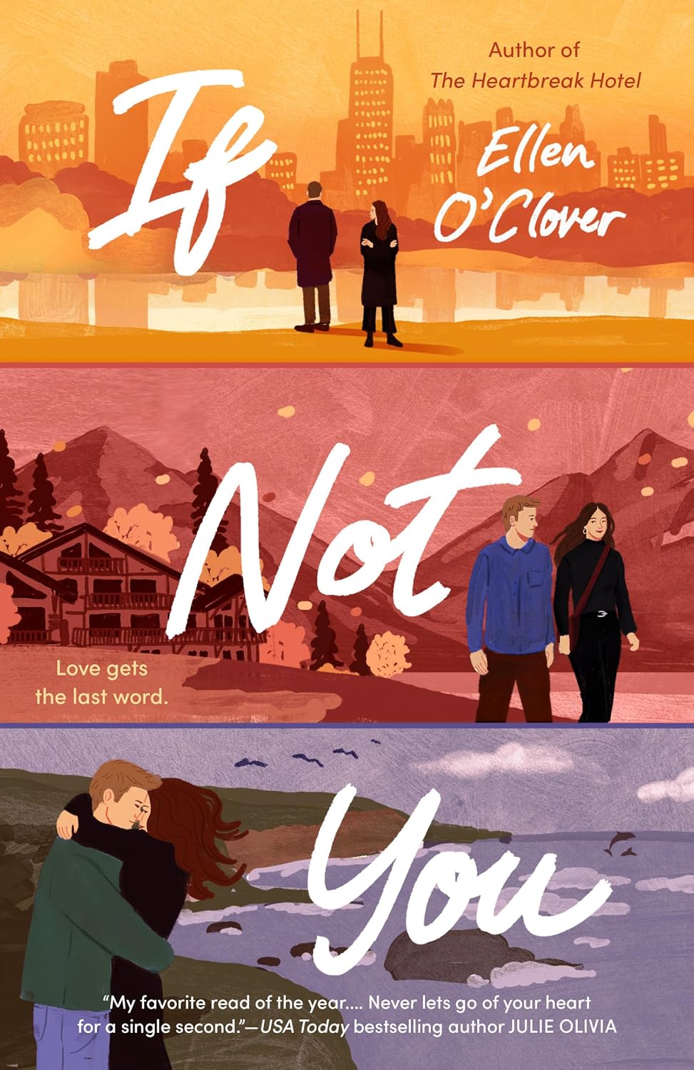 Cover of If Not You by Ellen O’Clover, a book about rivals-to-lovers romance, ambition and workplace competition available in Trinidad.