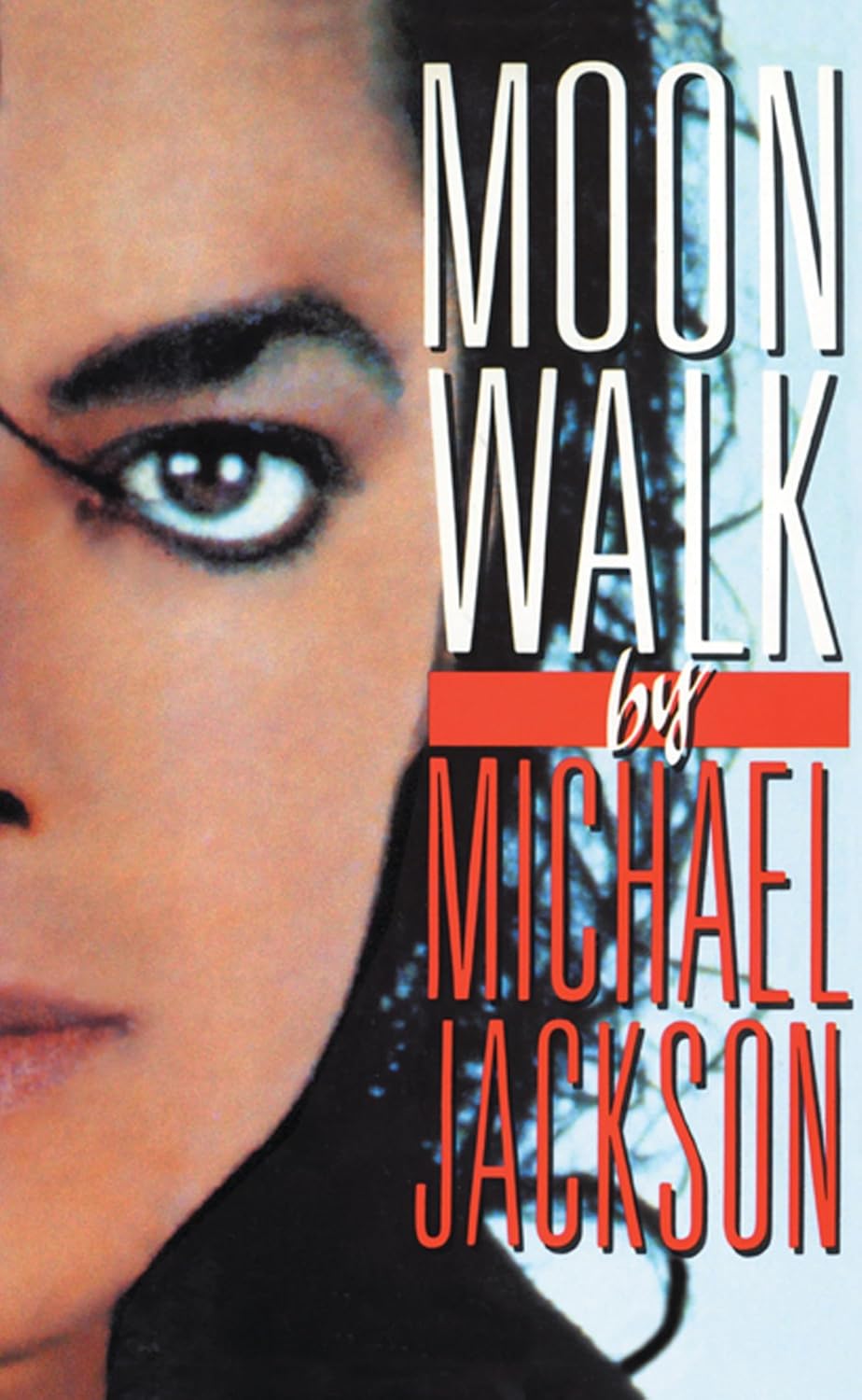 Cover of Moonwalk: A Memoir by Michael Jackson, an autobiography about his life, music career and rise to global stardom, available in Trinidad.