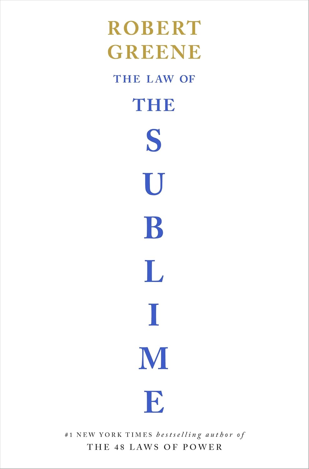 Cover of The Law of the Sublime by Robert Greene.