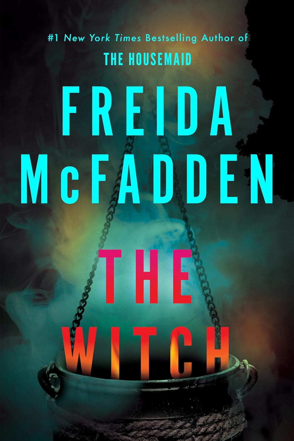 Cover of The Witch by Freida McFadden, a book about family secrets, buried truths and a haunted estate available in Trinidad.