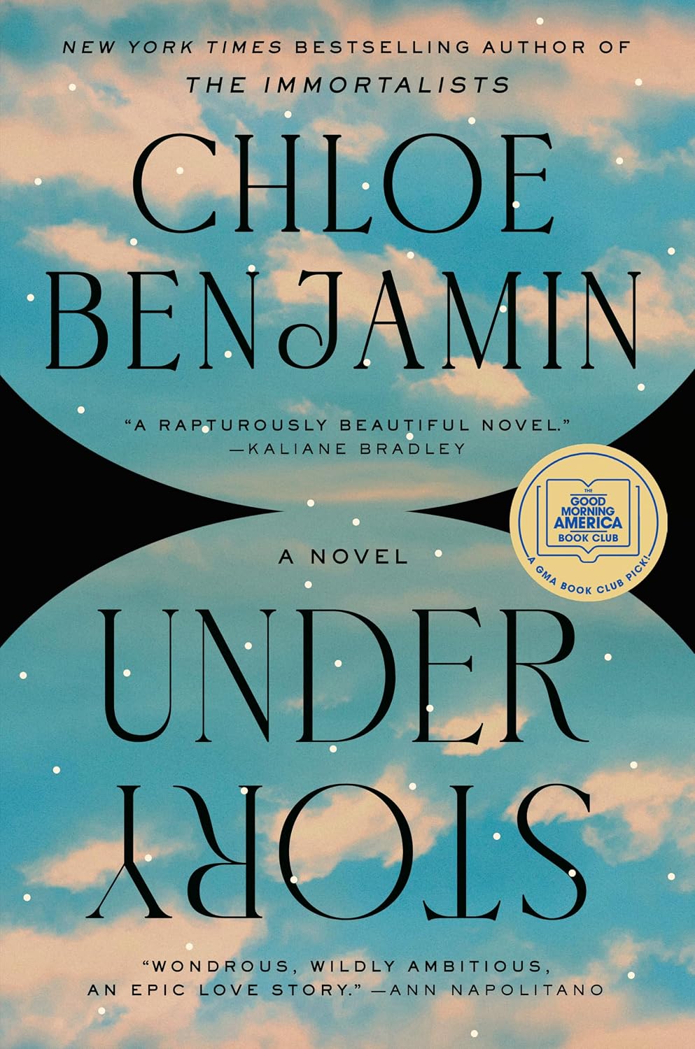 Cover of Under Story by Chloe Benjamin, a speculative fiction novel about love, grief, time travel and second chances, available in Trinidad.